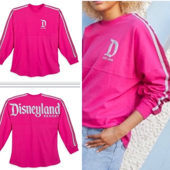 Disney Parks Authentic Disneyland Resort EST. 1955 Pink Spirit Jersey NWOT - Picture 3 of 6
